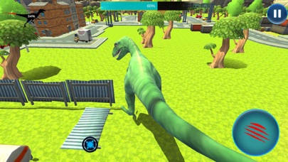 City Destruction Dinosaur Game Screenshot