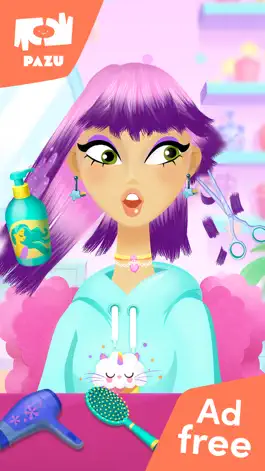 Game screenshot Girls Hair Salon Kids Games mod apk
