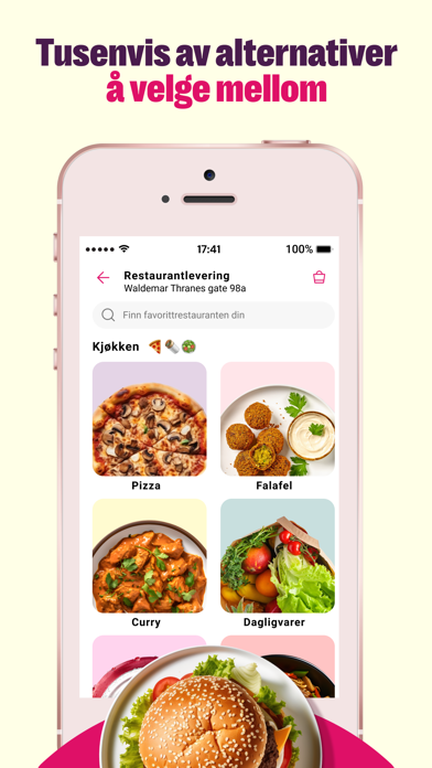 Screenshot #3 pour foodora Norge: Matlevering