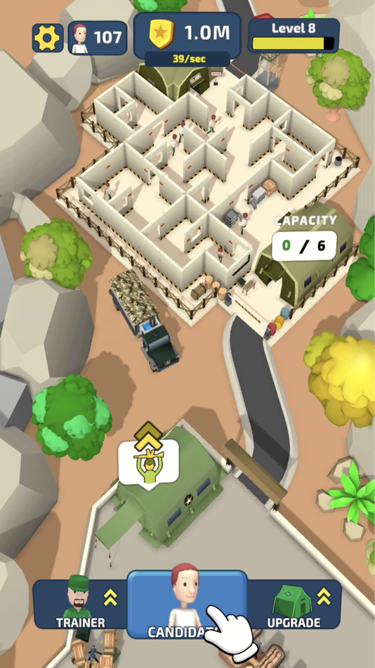 #1. Idle Army ! (iOS) 由: funcell Games Pvt Ltd