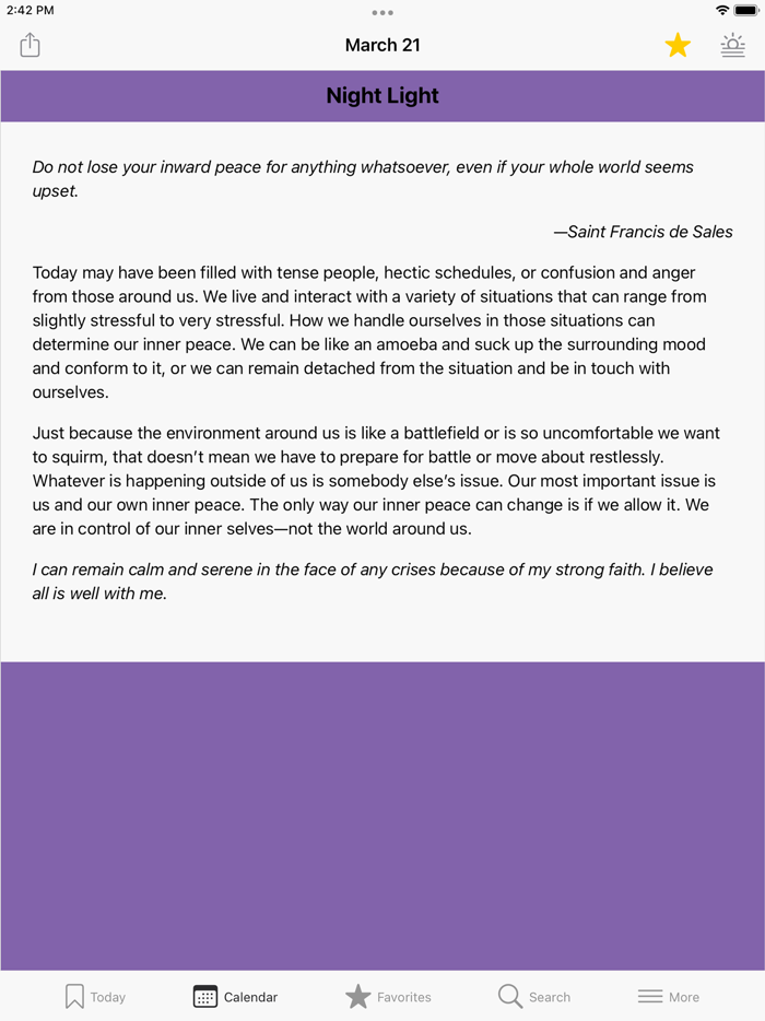 Morning Light - Night Light