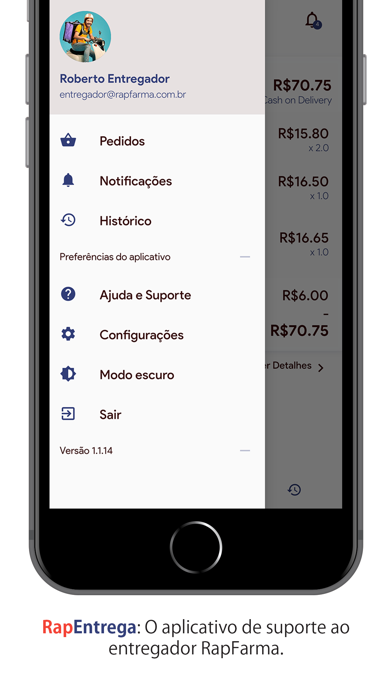 RapEntrega Entregador Screenshot