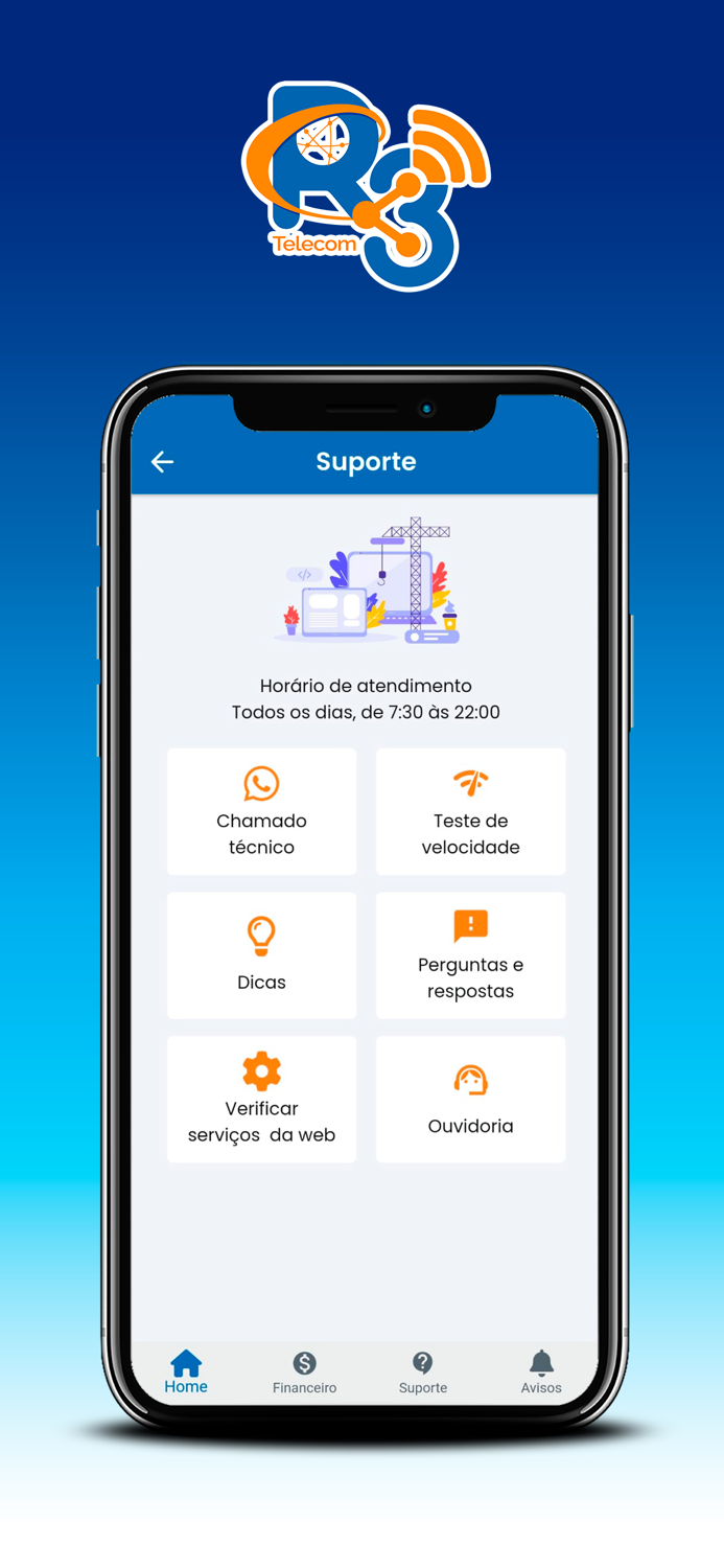 R3 Fibra - Suporte Cliente