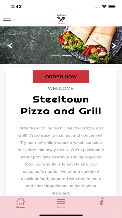 Steel Town Pizza and Grill Screenshot