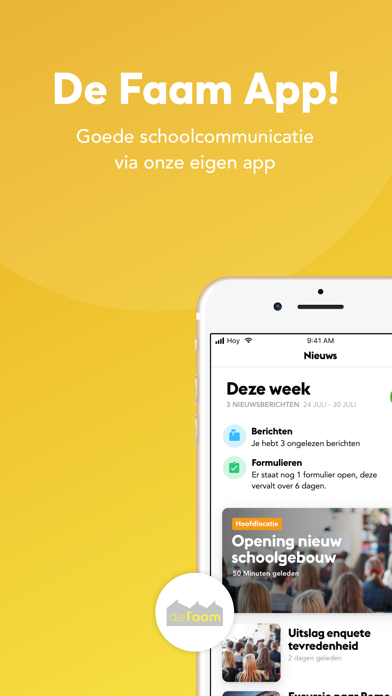 De Faam App Screenshot