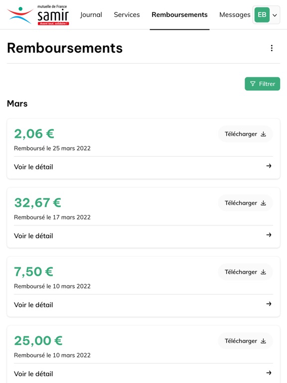 Screenshot #5 pour Mutuelle de France Samir