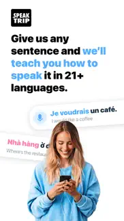 speaktrip - learn & translate iphone screenshot 1
