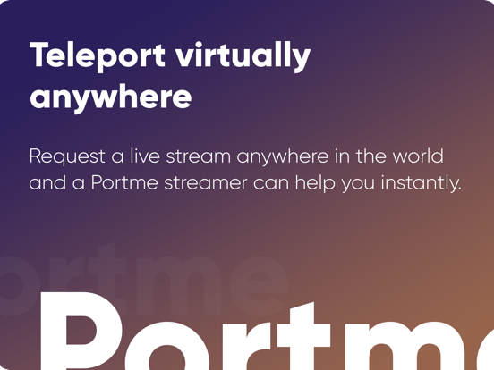 Portme iPad screenshot 1 - Travel app