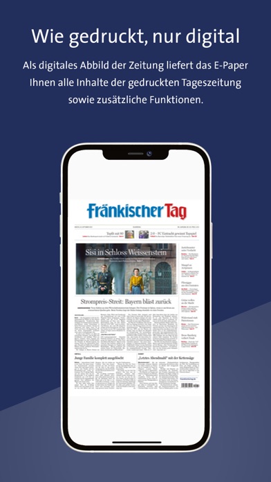 Fränkischer Tag E-Paper Screenshot