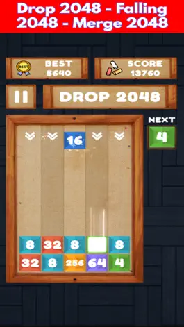 Game screenshot Drop 2048 - Merge Block Puzzle mod apk
