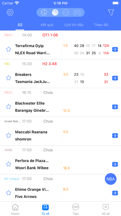 Bóngđá - Tỷ số trực tiếp Screenshot
