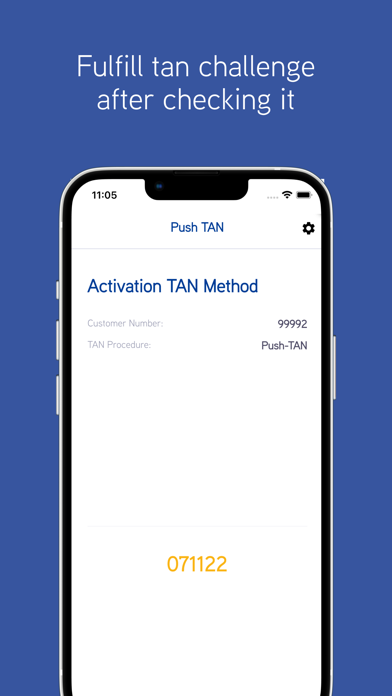 Piraeus Bank PushTAN iPhone screenshot 3 - Utilities app