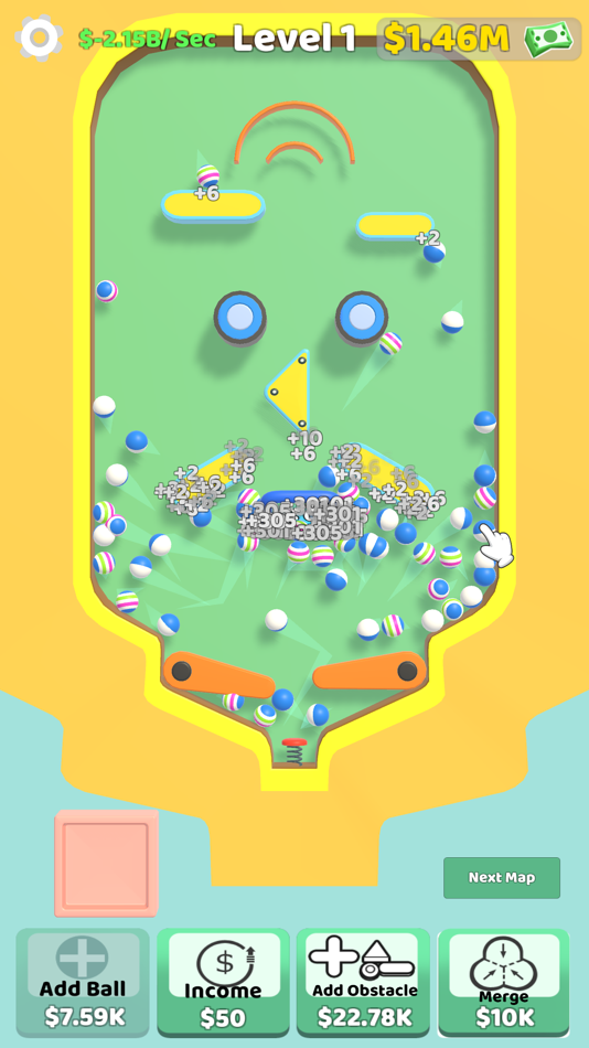 #2. Idle Pinball ASMR (iOS) 由: 彬 李