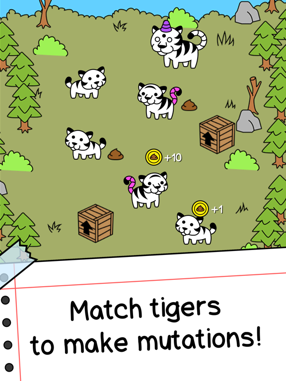 Tiger Evolution iPad screenshot 1 - Games app