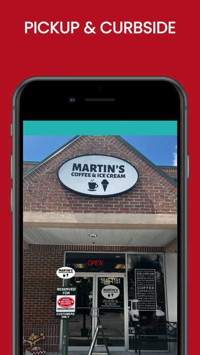 Martins Coffee & Ice Cream Screenshot