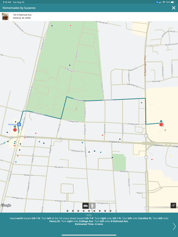 Visit Ashland VA iPad screenshot 10 - Travel app