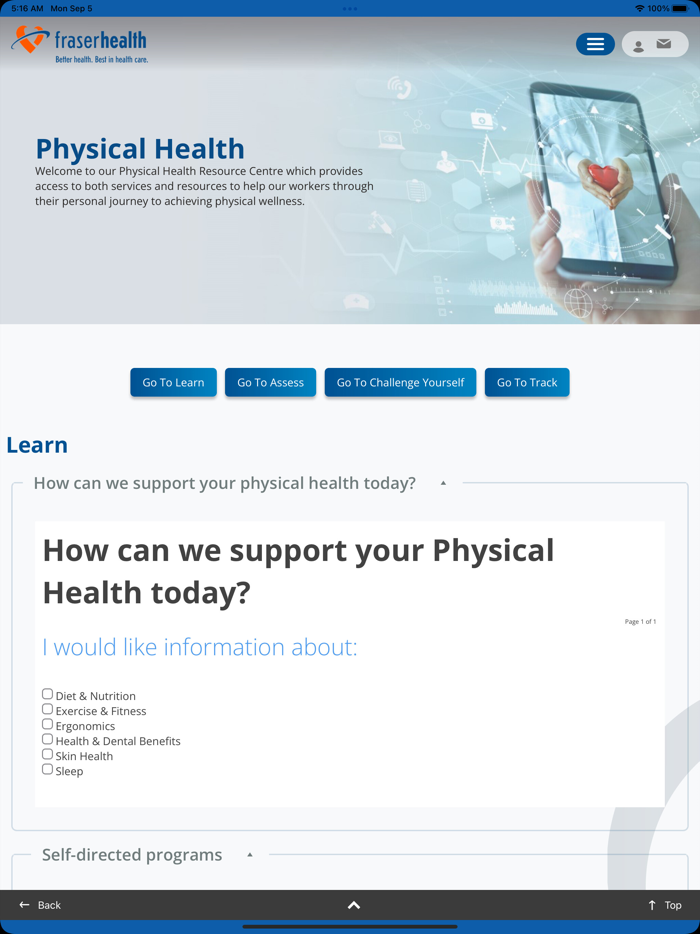 Fraser Health MyHealth