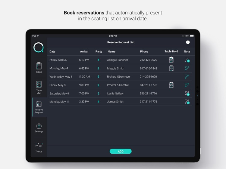 Q Host Restaurant App screenshot-3