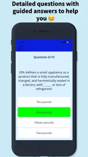 epa 608 practice test iphone screenshot 4