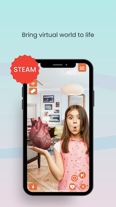 BrainSTEAM AR Education Screenshot