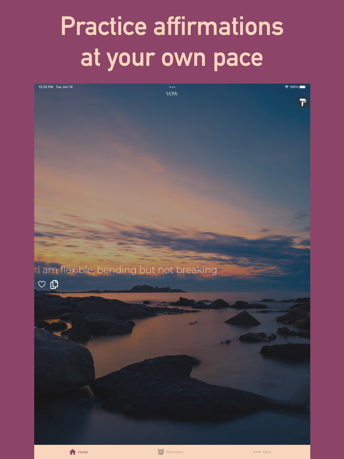 Vow Affirmations Self-Care