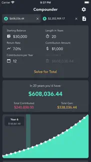 How to cancel & delete compound interest - compounder 2