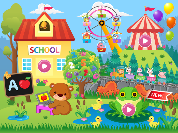 Baby games for one year olds.