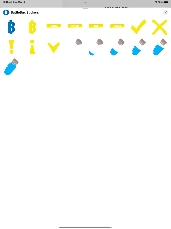 BattleBux Stickers