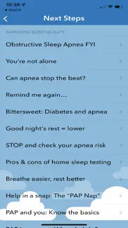 sleep by cleveland clinic iphone screenshot 3