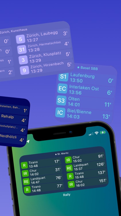 Raily: Swiss Transport Widget screenshot-3