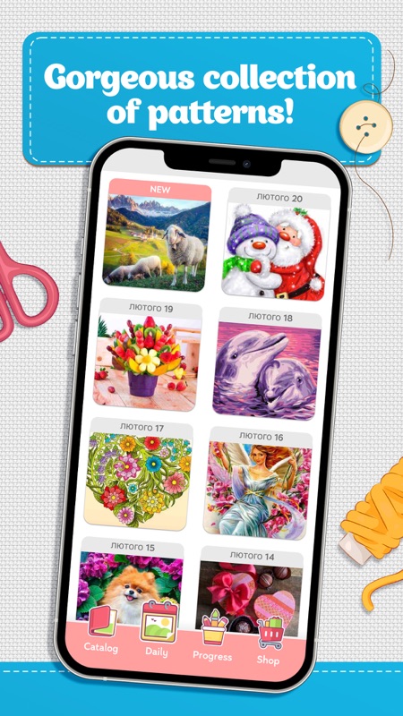 Cross Stitch Coloring Art screenshot 4