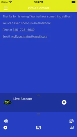 Game screenshot Wolf Country 107.1 FM hack