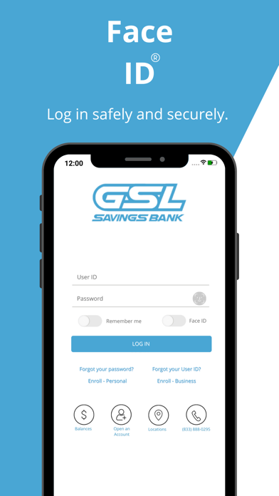 GSL Savings Bank iPhone screenshot 3 - Finance app