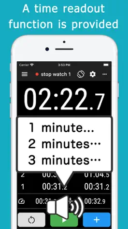 Game screenshot Stopwatch + reading out loud apk