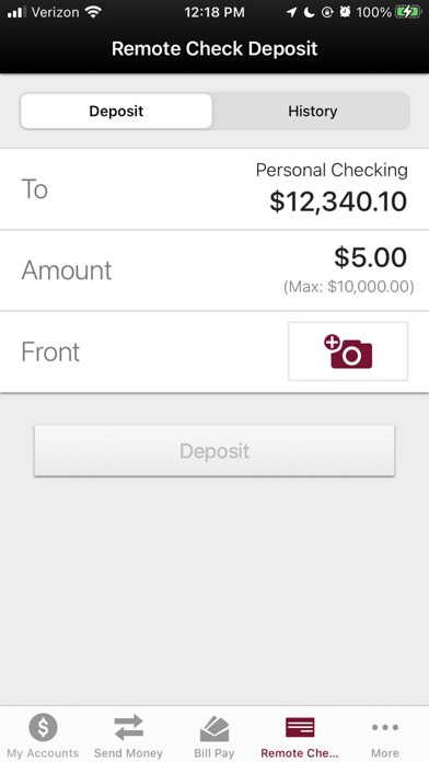 KANZA Bank Screenshot