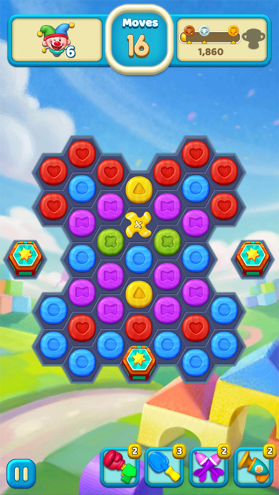 Toy Party: Match 3 Hexa Blast! Screenshot