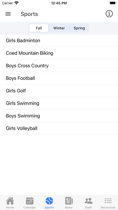 Prescott Athletics (Arizona) Screenshot