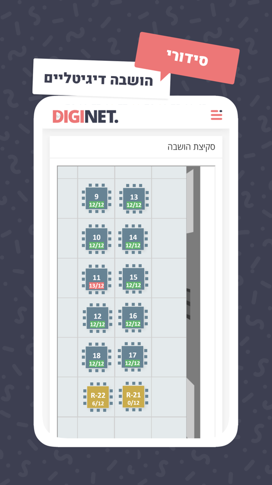 #6. DIGINET - אישורי הגעה לאירוע (iOS) By: DIGINET PLATFORMS LTD
