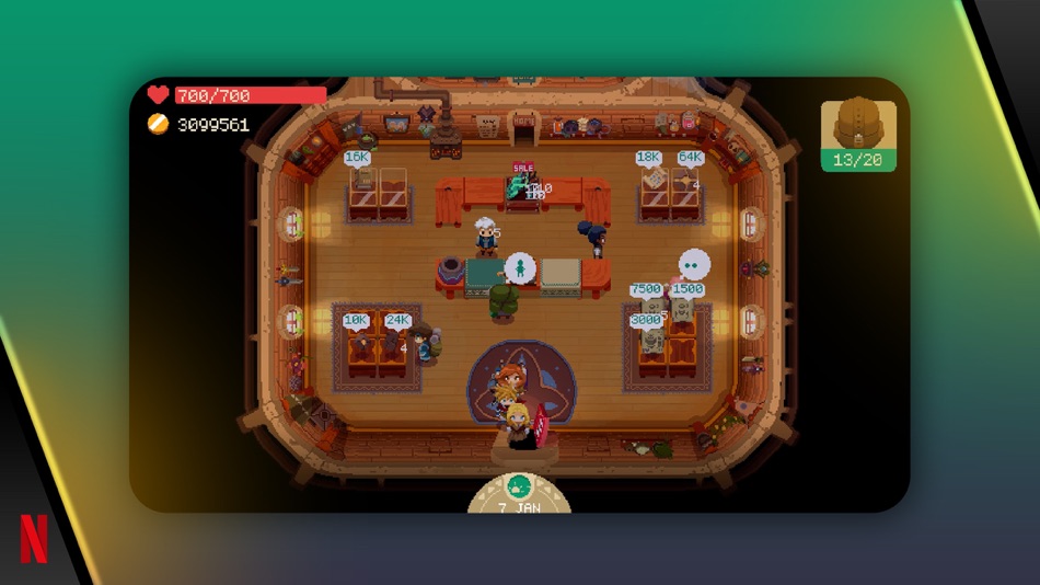 #4. Moonlighter Netflix Edition (iOS) Podle: Netflix, Inc.
