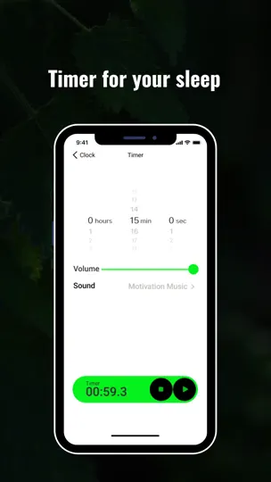 Скриншот LuxeAlarm - Clock & Sleep на iPhone 2