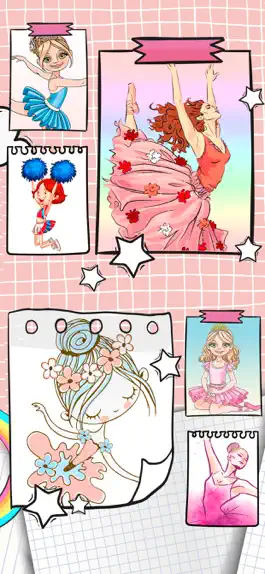 Game screenshot Ballerina Coloring Book Games apk