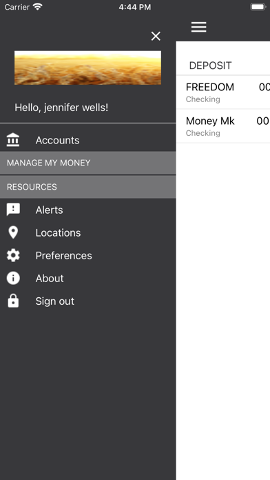 JHA Mobile Banking Screenshot