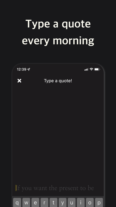 Happy Typing - Affirmations Screenshot