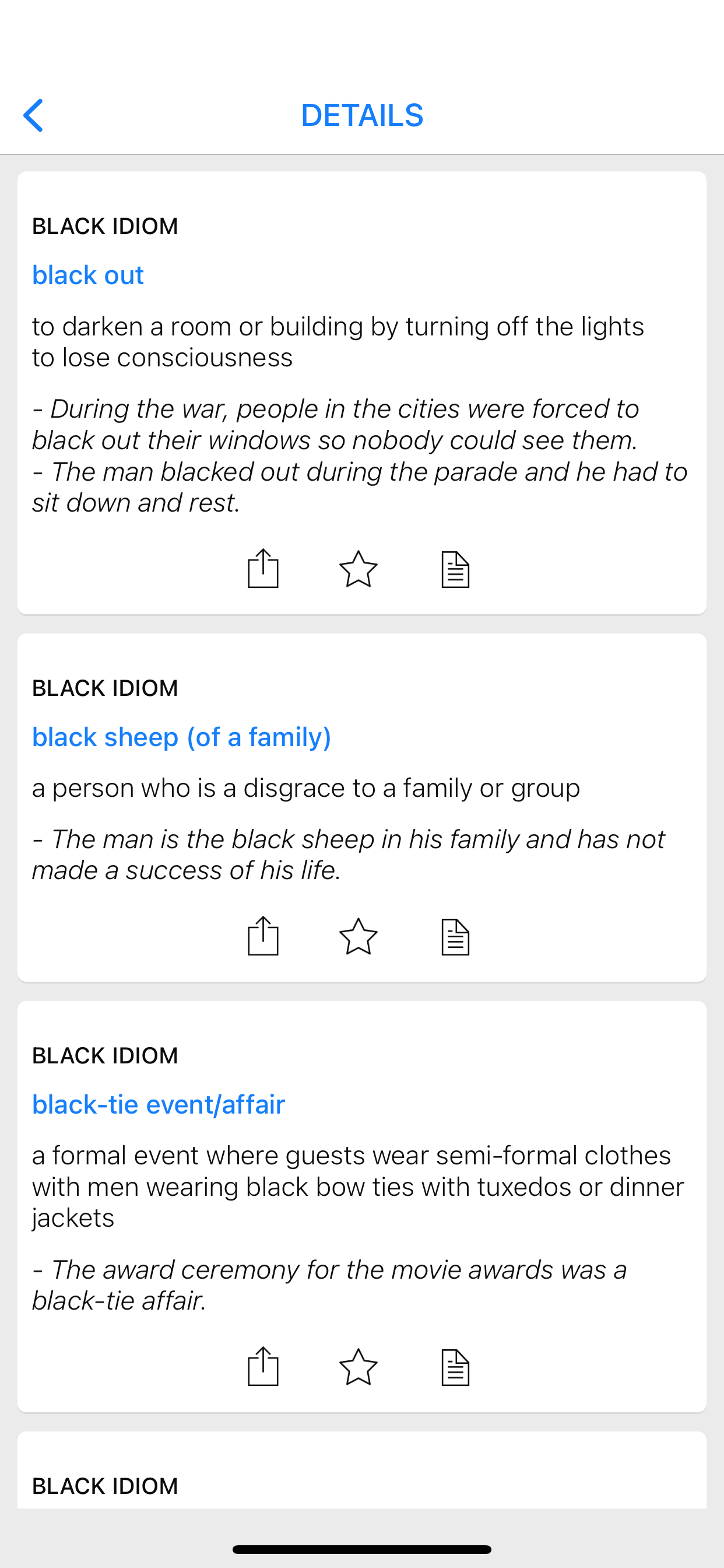 Legal & Color idioms