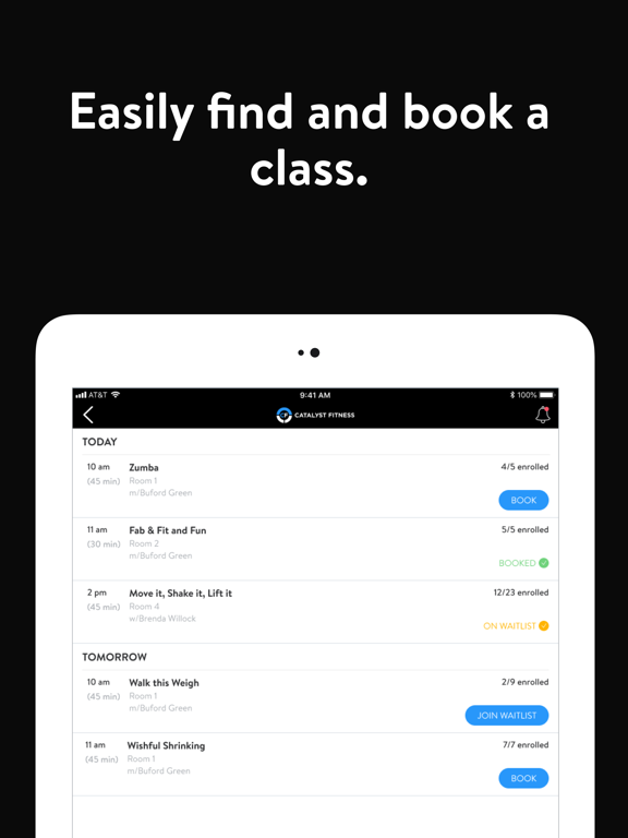 Catalyst Fitness Ft Lauderdale iPad screenshot 8 - Health & Fitness app