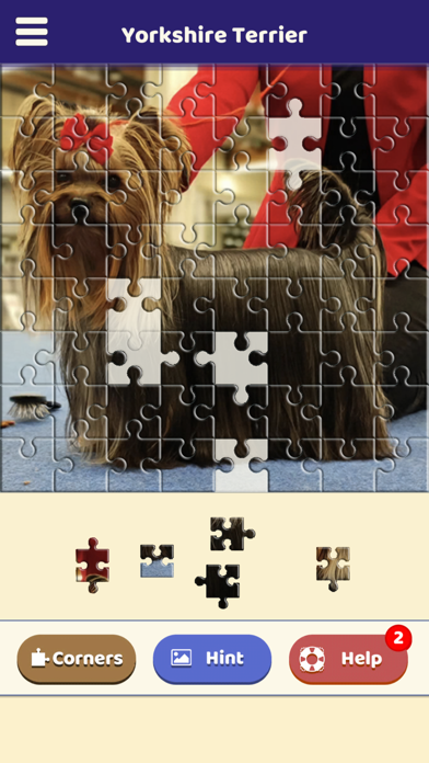 Yorkshire Terrier Puzzle Screenshot