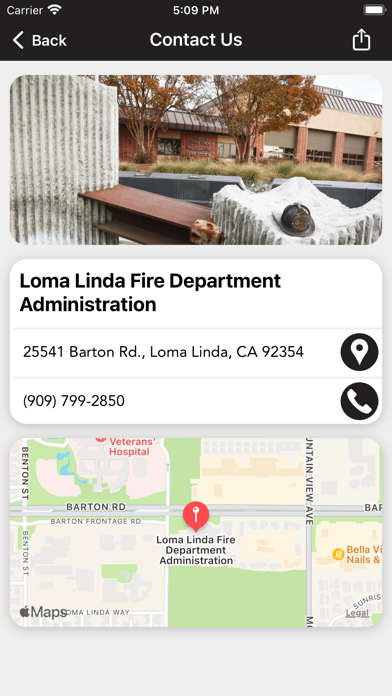 Loma Linda Fire Department Screenshot