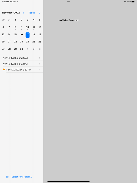 Screenshot #4 pour Focus Dashcam Organizer