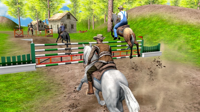 Wild Horse Racing Games 3D