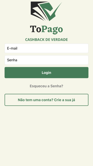 ToPago Cashback iPhone screenshot 2 - Business app